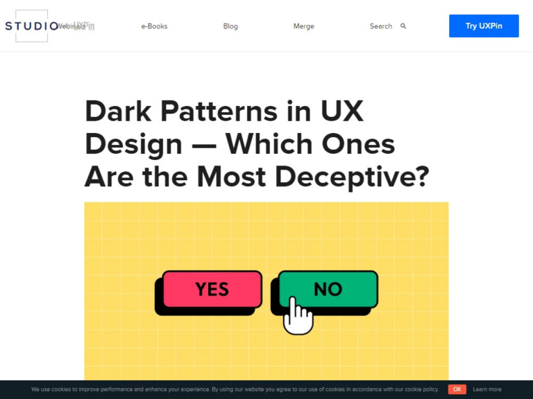 Dark Patterns in UX Design: What to Avoid for a Better User Experience ...